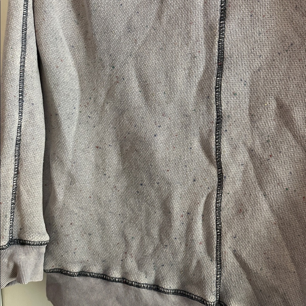 Anthropologie pilcro off the shoulder slouchy sweatshirt lilac XXS - Picture 5 of 7